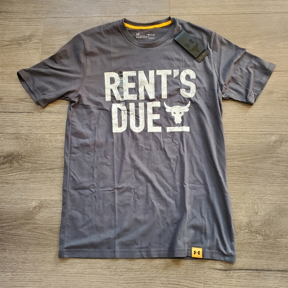 Under Armour Project Rock Rents Due T Shirt Mens S - Picture 1 of 2